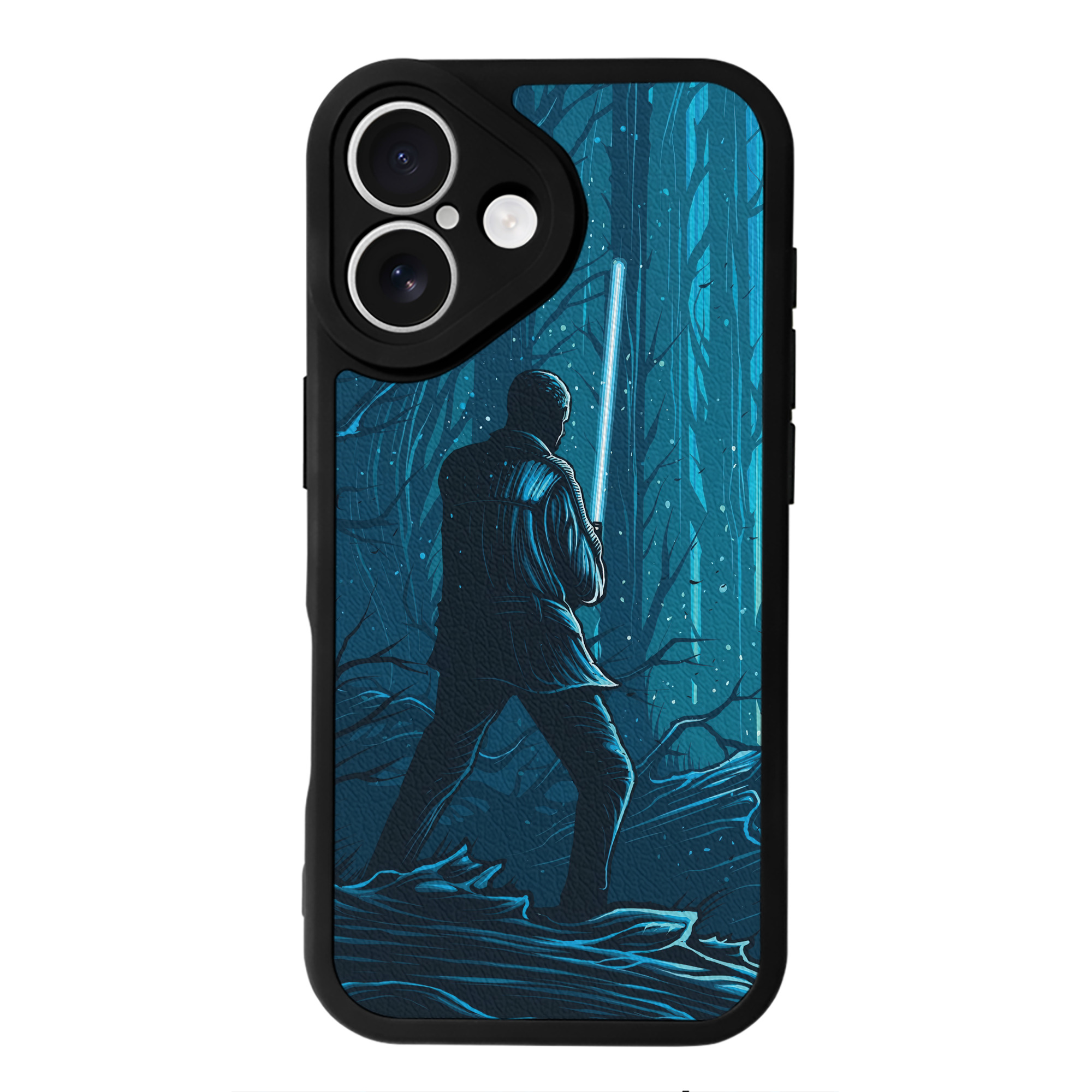 （画像用） スター・ウォーズ Star Wars 【iPhone 16シリーズ対応】シリコンスマホケース（レザー調） 材質：シリコン